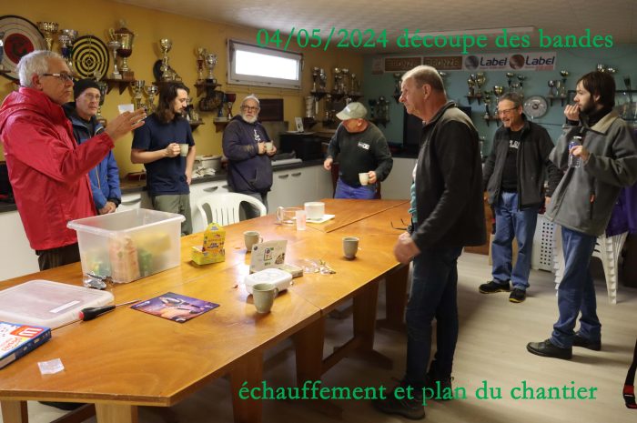 Travaux : mur de tir à J Brivot